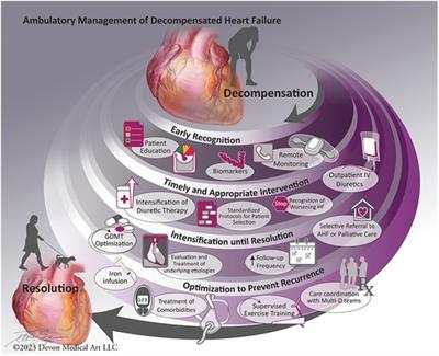 Systems of care for ambulatory management of decompensated heart failure